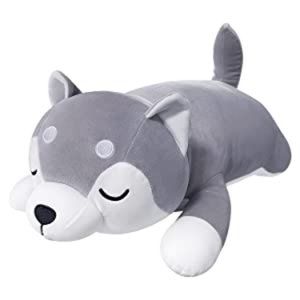 Husky Stuffed Animal Throw Pillow, Huskies Anime Body Pillow